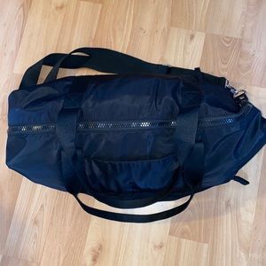 Black duffel bag